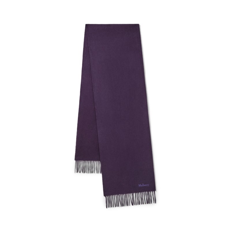 Small solid merino wool scarf