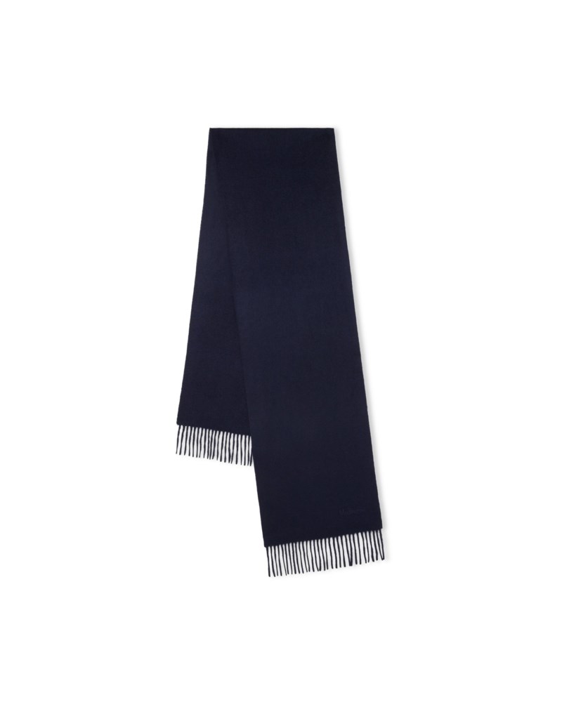 Cashmere scarf light grey melange 1