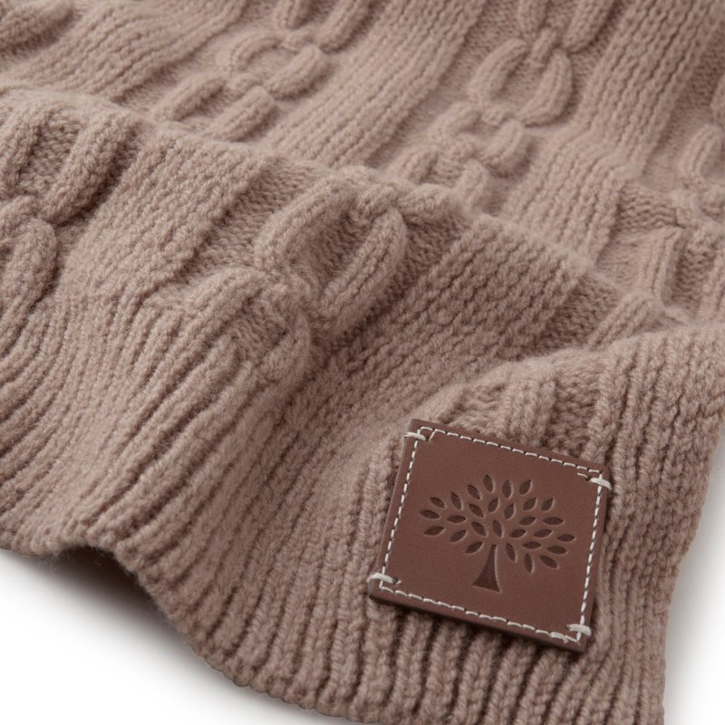 Mulberry Softie chain cable knit scarf halsdukar dam – bild 3