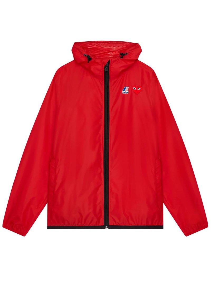 Comme des garçons play x k-way jacket red 1