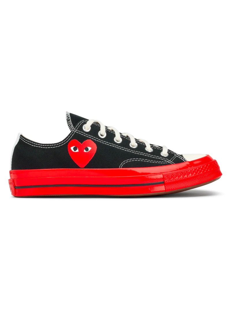 Skor converse chuck taylor '70 low multi heart black 1