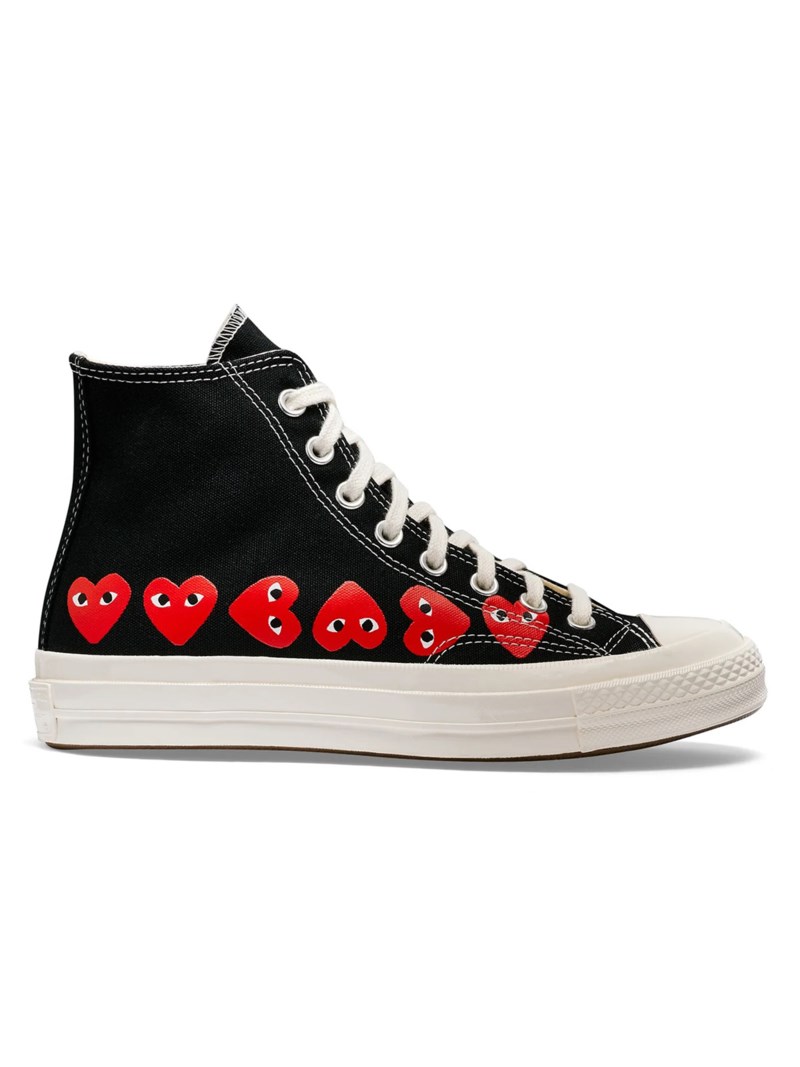 Skor converse chuck taylor '70 high red/black 2