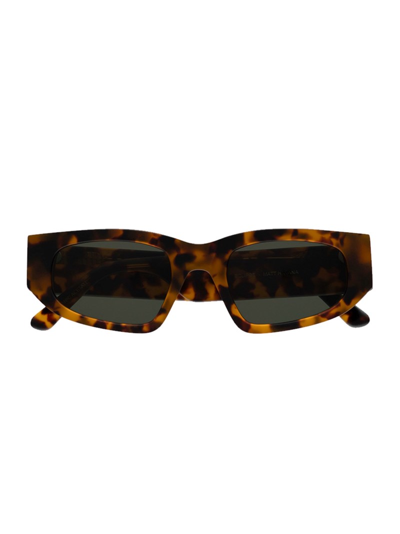 Eclipse solglasögon matt havana/green solid 1