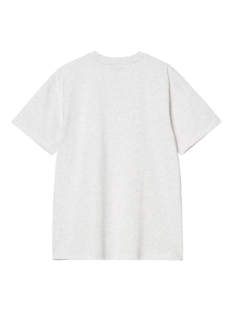 Carhartt WIP T-shirt 'American Script' guld / ljusgrå herr – bild 3