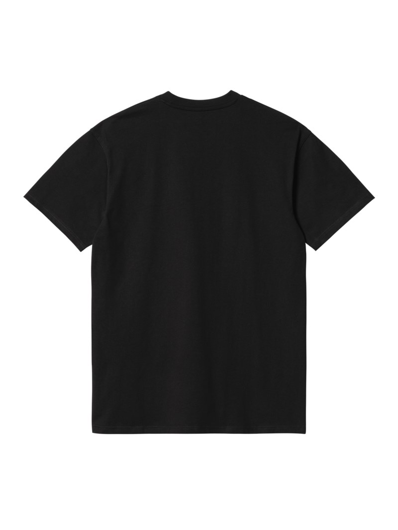 T-shirt 'S/S American Script T-Shirt Black' 3