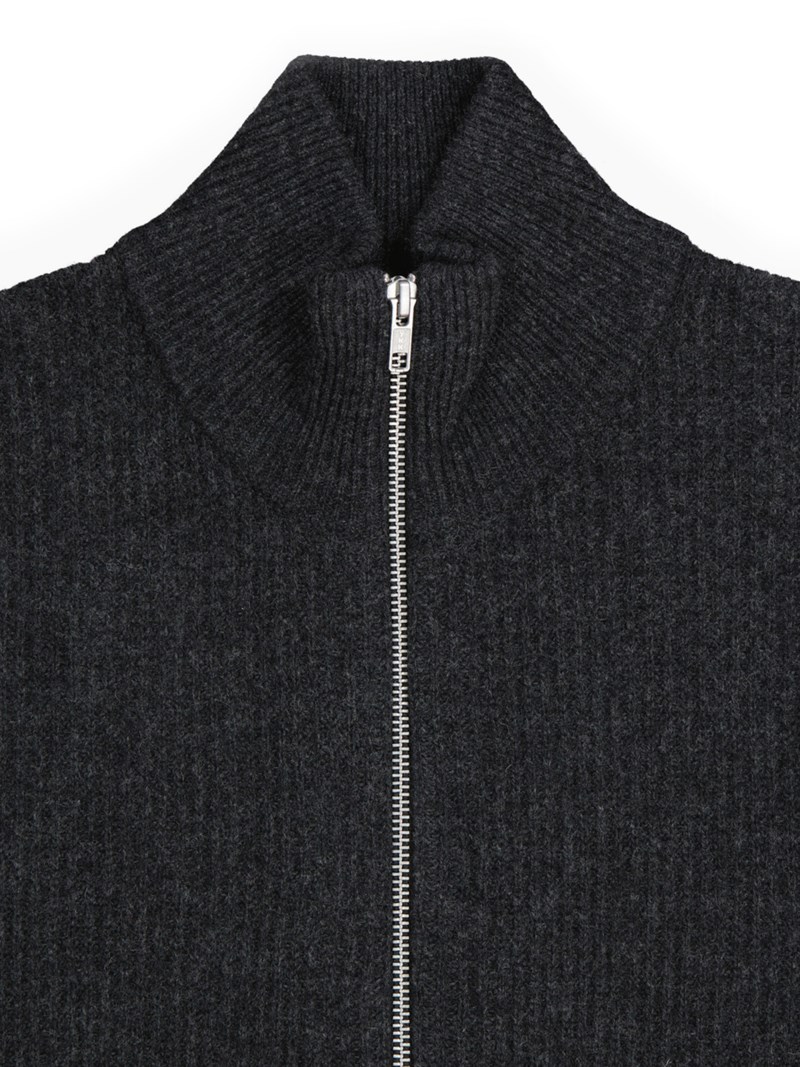 Paul & friends Timothy zip sweater stickade tröjor herr – bild 2