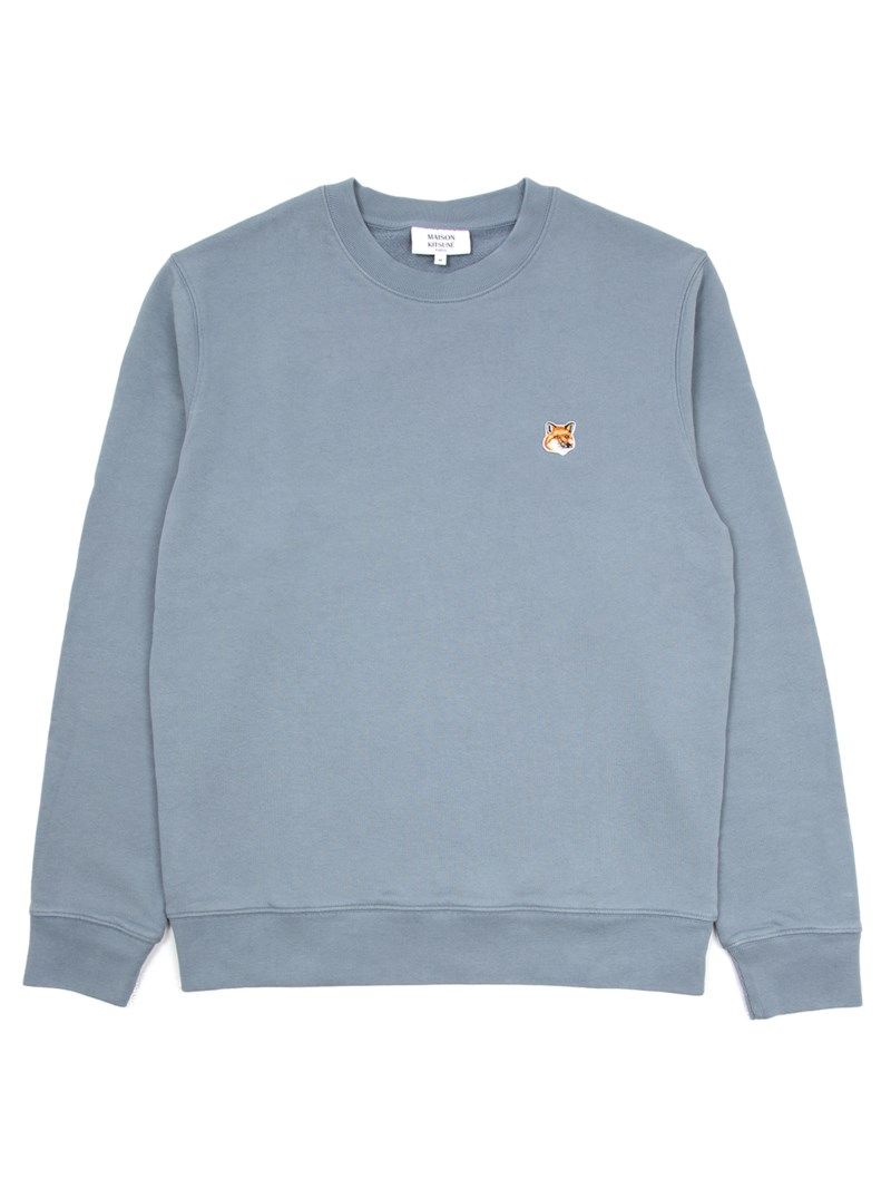 Fox head patch sweatshirt moonlight blue 1