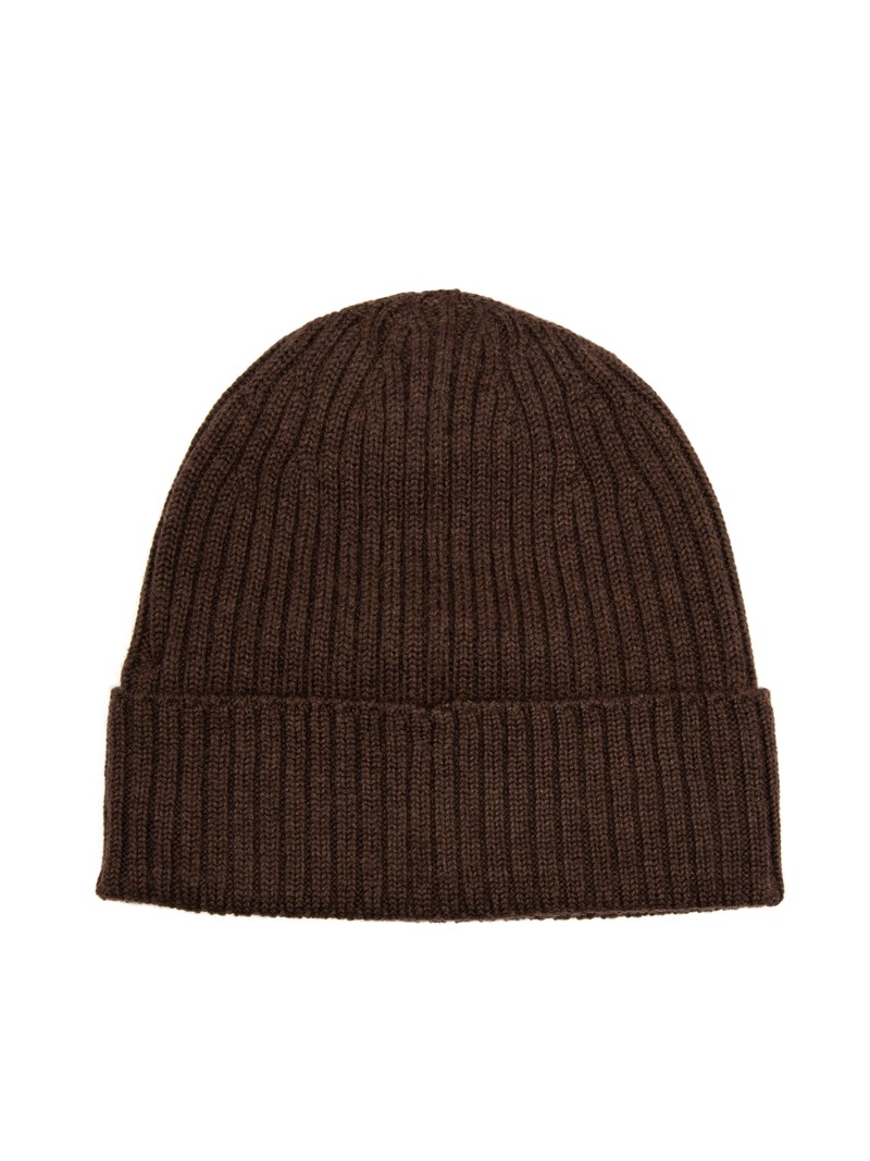 Rex beanie brown melange 1