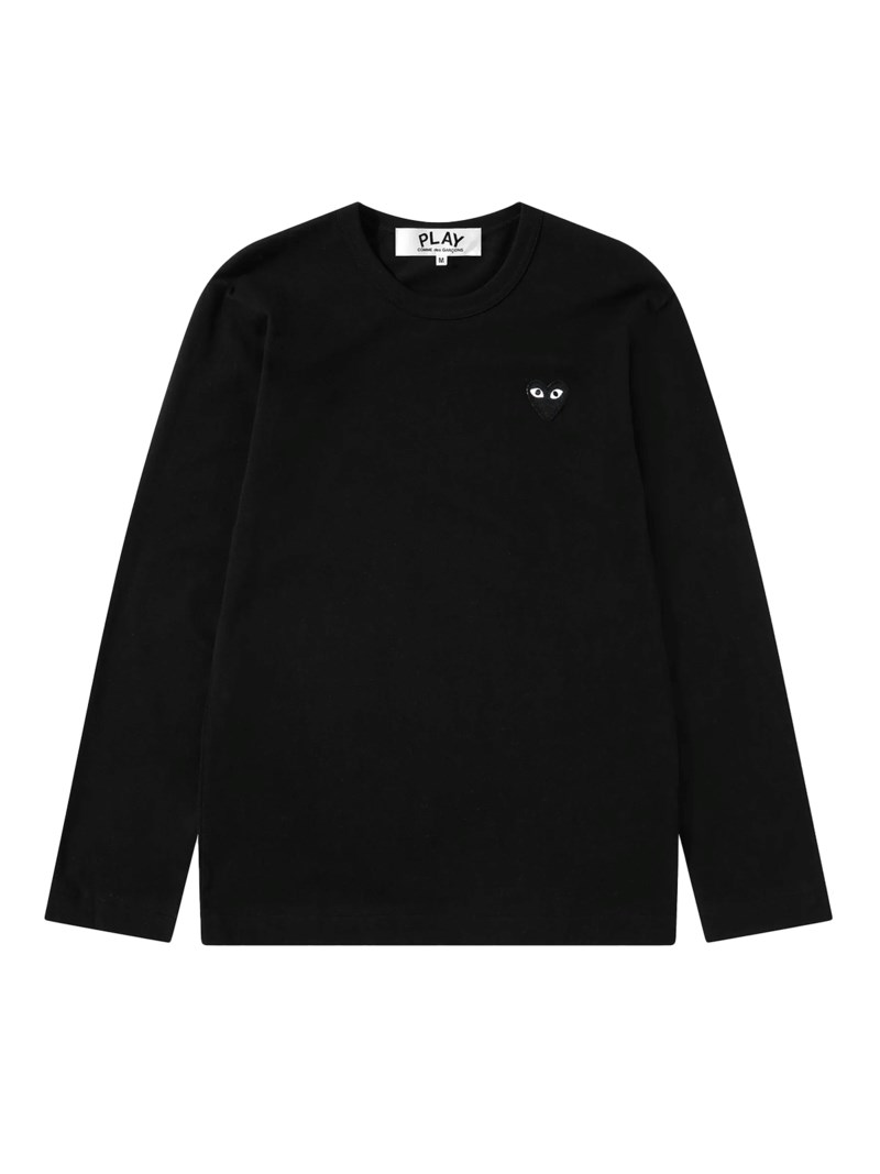 Black heart ls t-shirt black/black 1