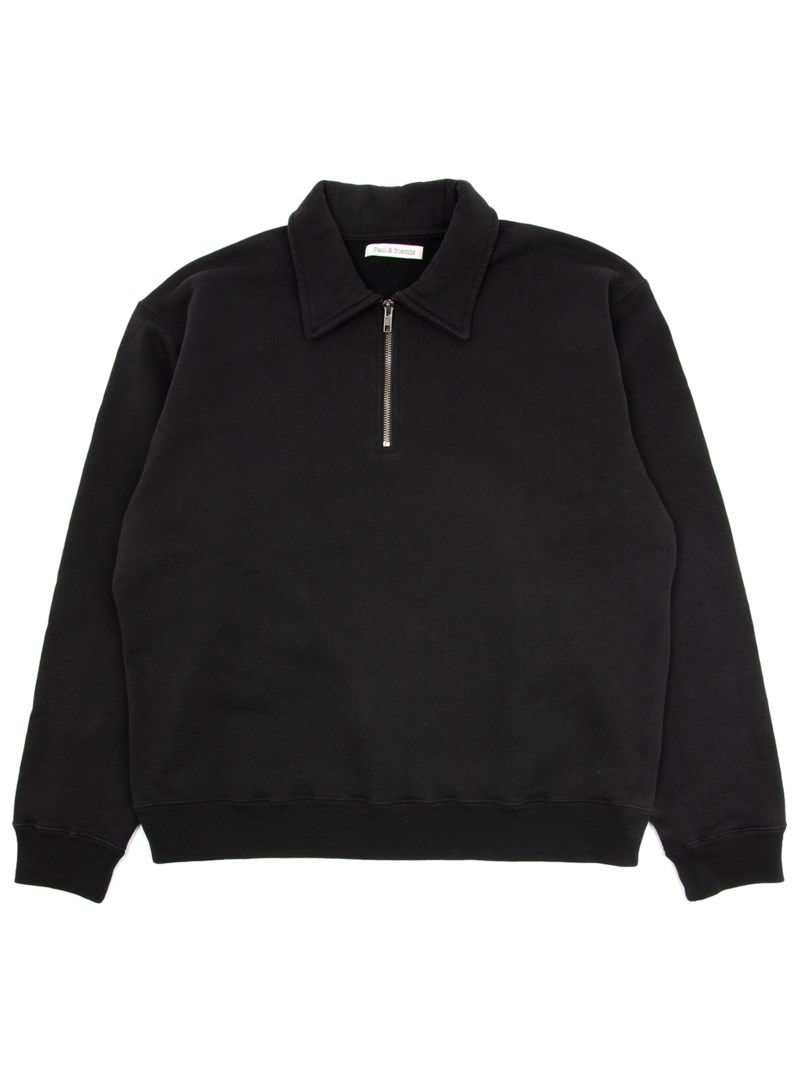 Tom quarter zip black 1