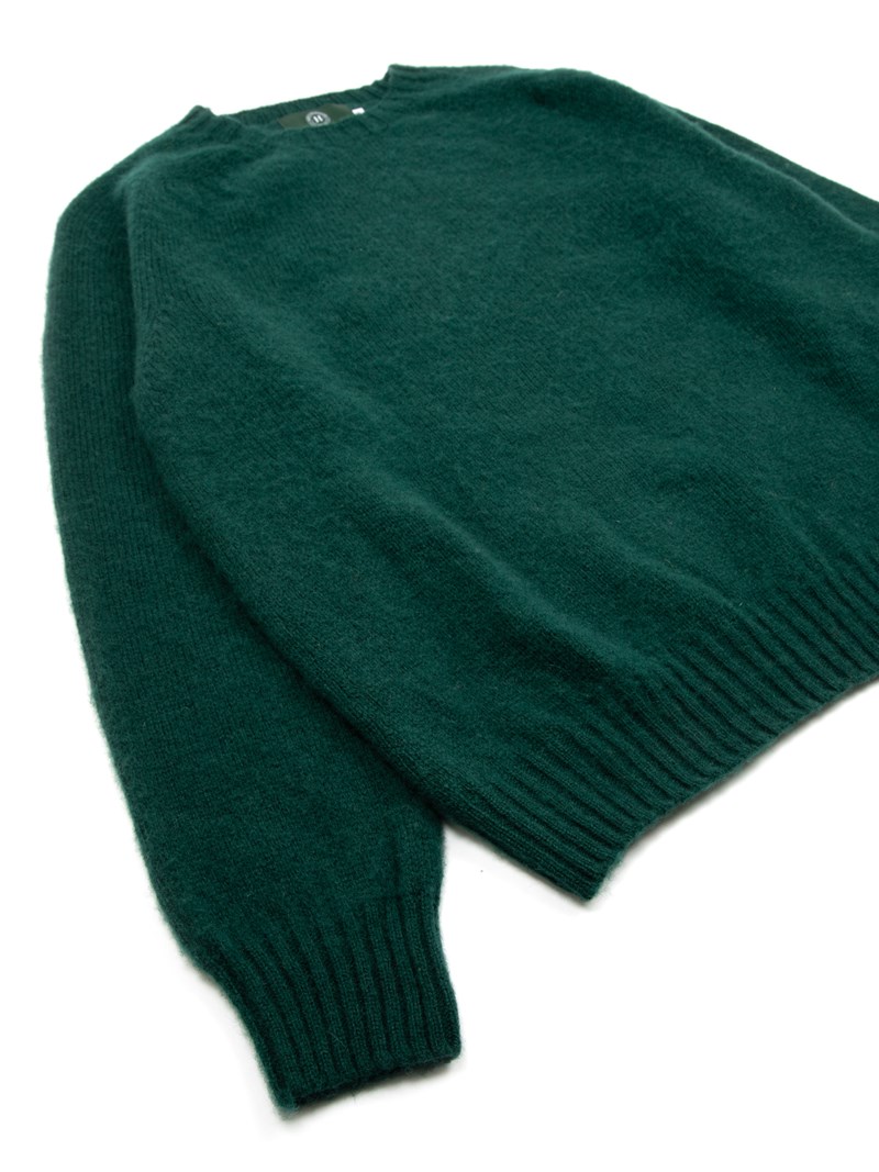 Paul & friends Brushed shetland sweater stickade tröjor herr – bild 3