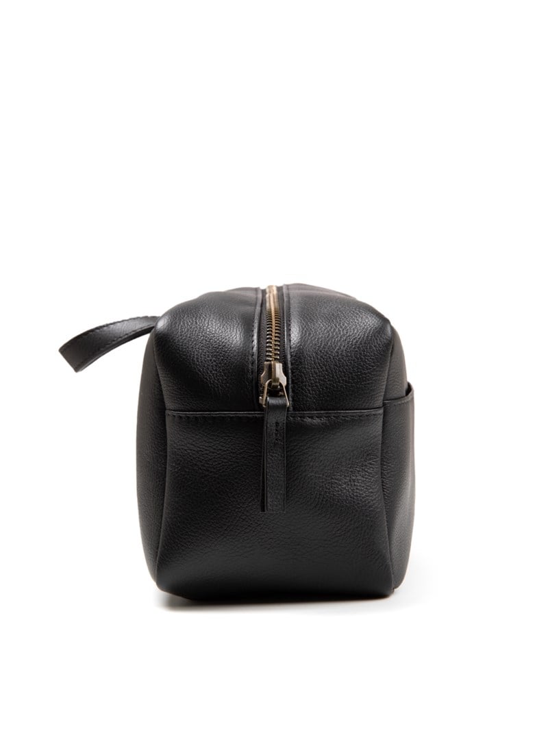 Paul & friends Grained leather wash bag necessärer herr – bild 3