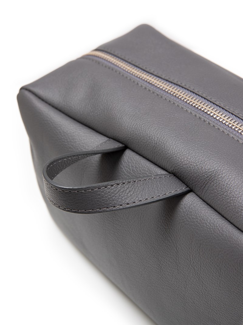Paul & friends Grained leather wash bag necessärer herr – bild 2