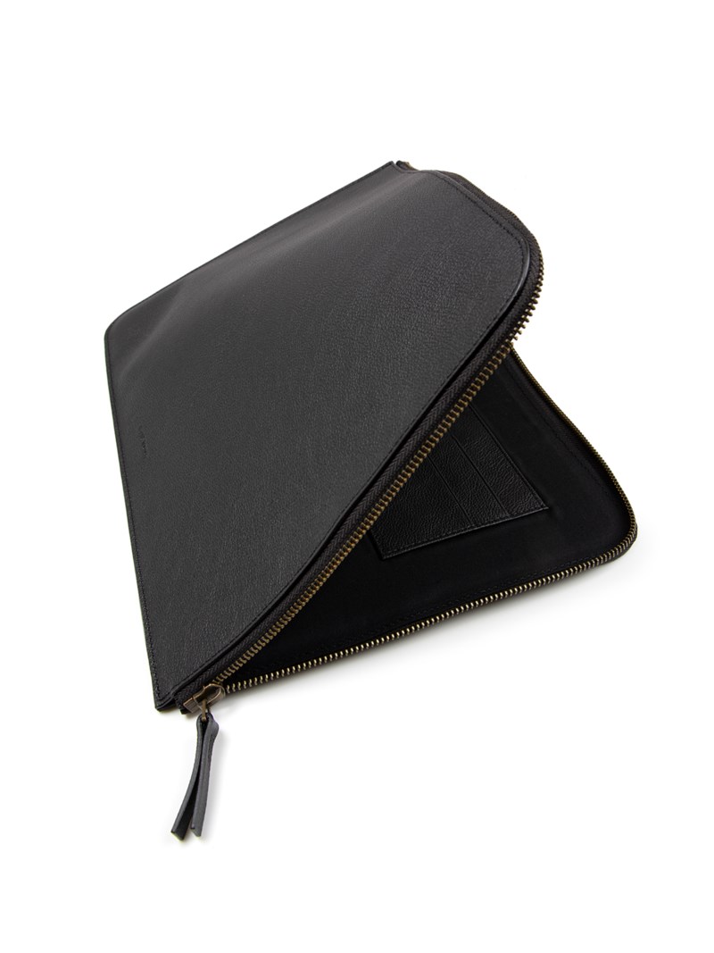 Paul & friends Grain leather 13" laptop sleeve plånböcker & korthållare dam – bild 2