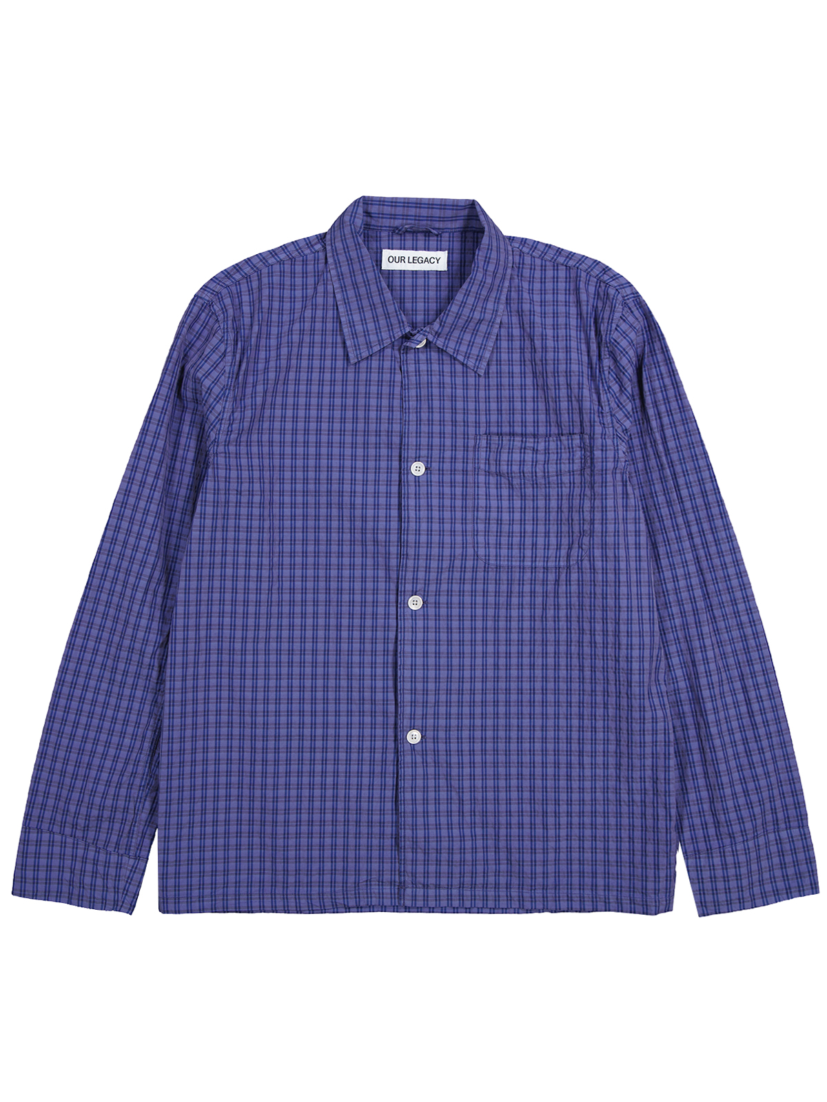 Our Legacy - Above shirt black fishnet cloth | NK Our Legacy - Above shirt black fishnet cloth | NK