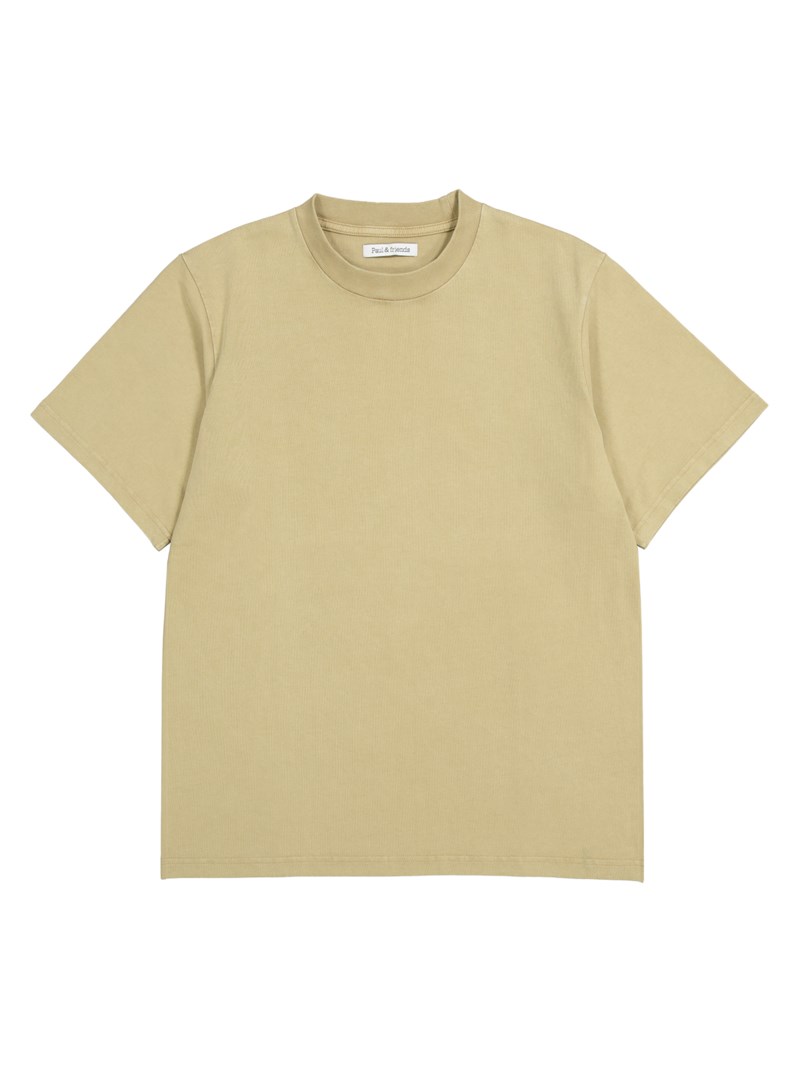 Crew distressed tee faded beige 1