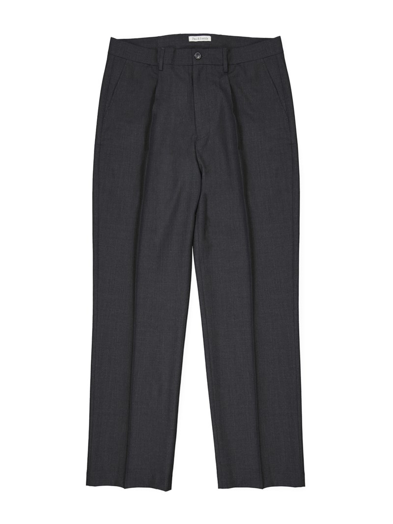 Ernest relaxed pleated suit trouser 1