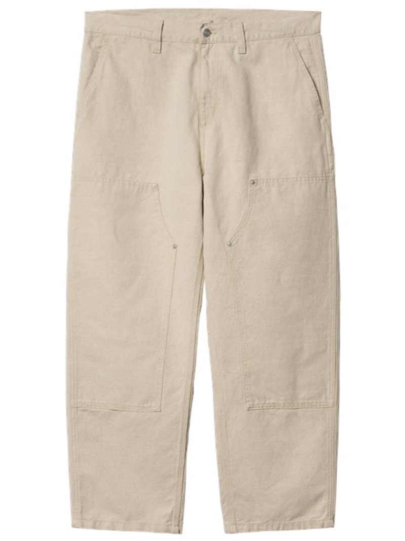 Walter double knee pant natural 1