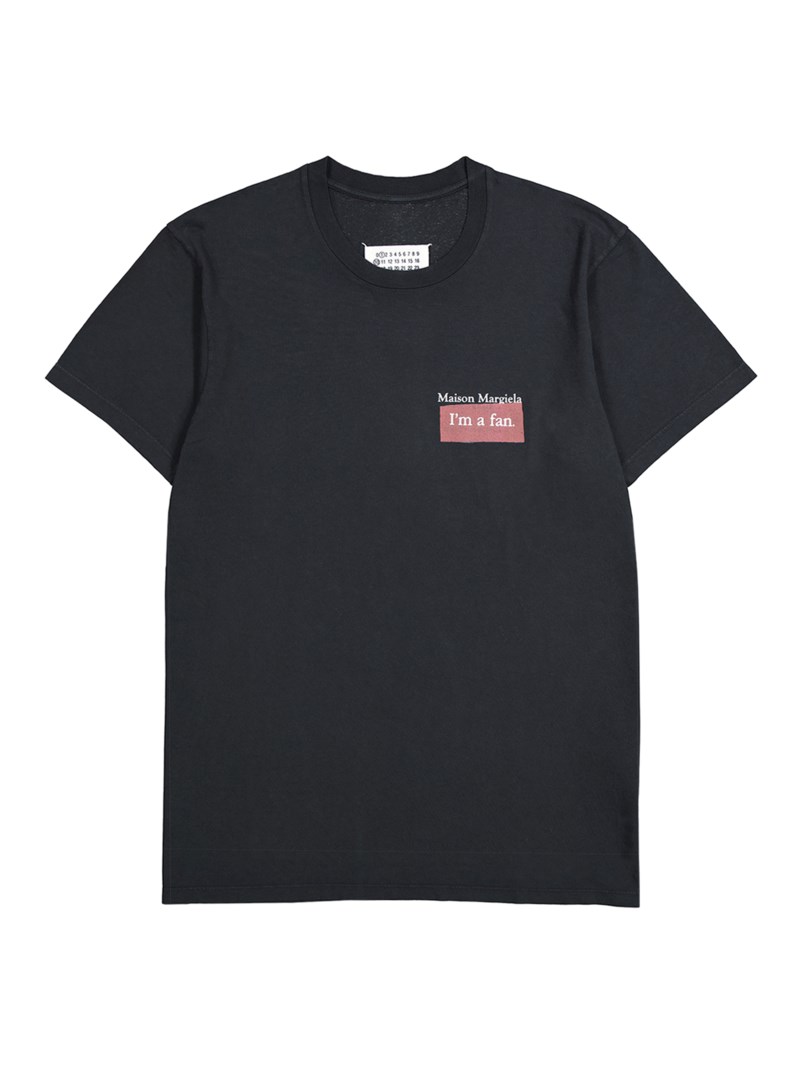 Logo patch t-shirt charcoal 1