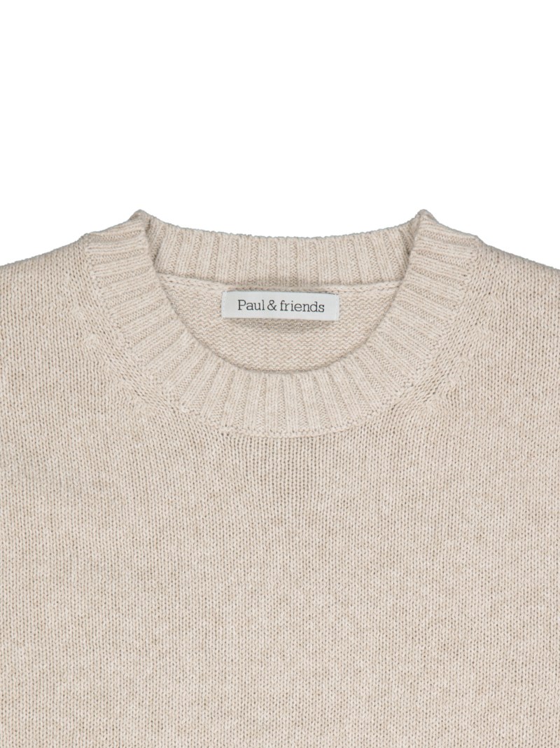 Paul & friends Tellus linen sweater stickade tröjor herr – bild 2