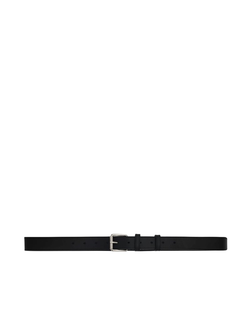 Leather belt dkbrown 1