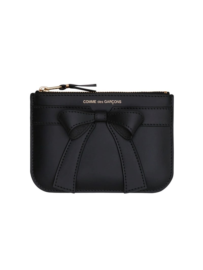 Big bow zipped wallet