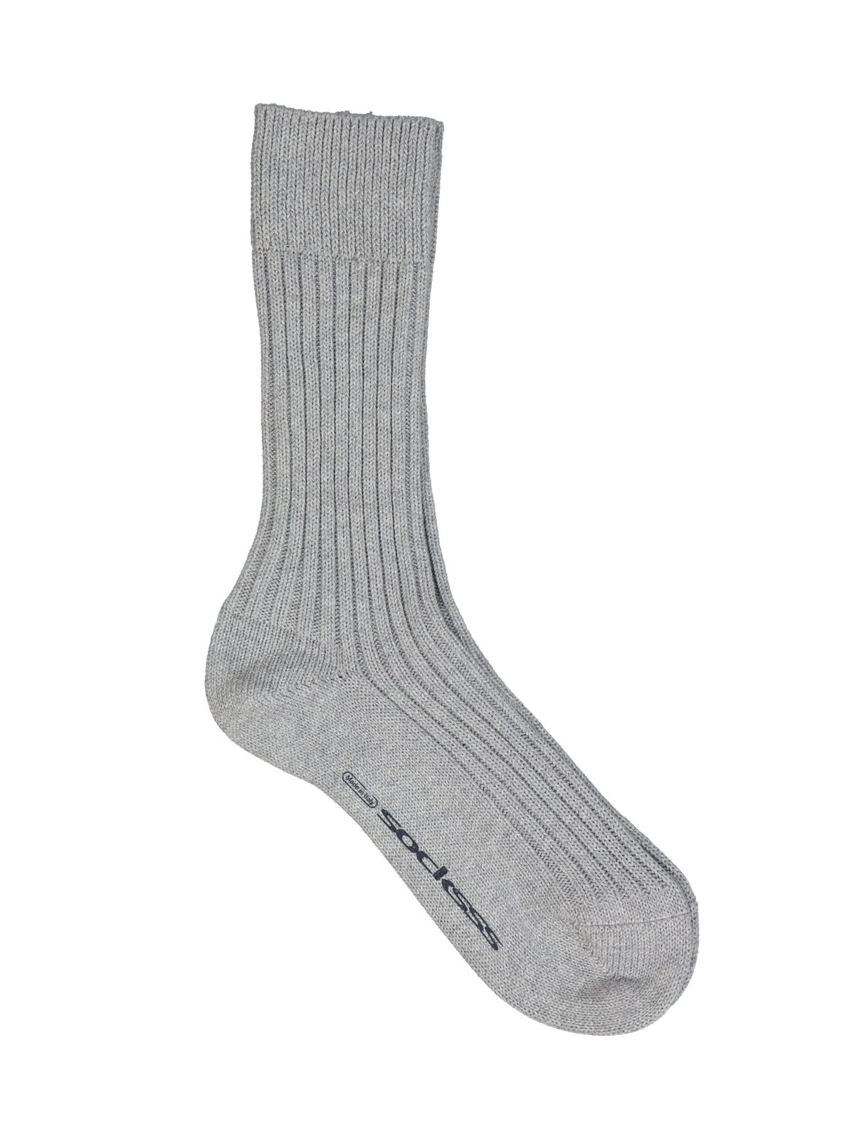 Paul & friends - Rib cotton socks grey | NK
