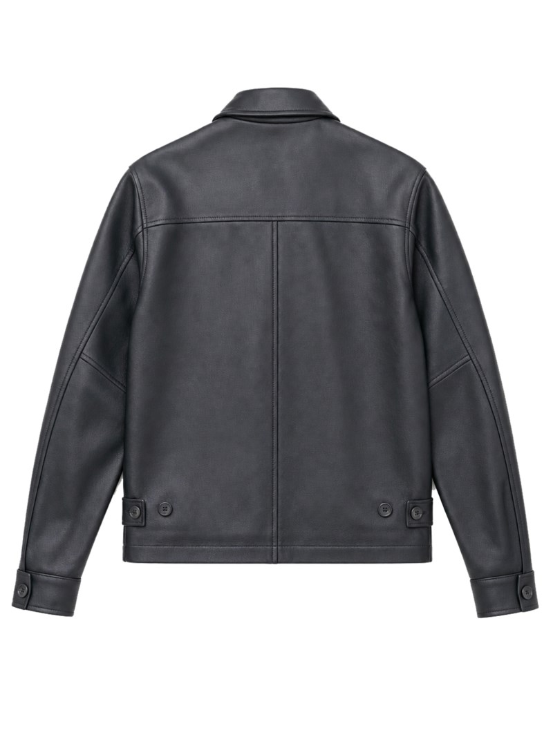 Paul & friends Weller leather jacket skinnjackor herr – bild 2