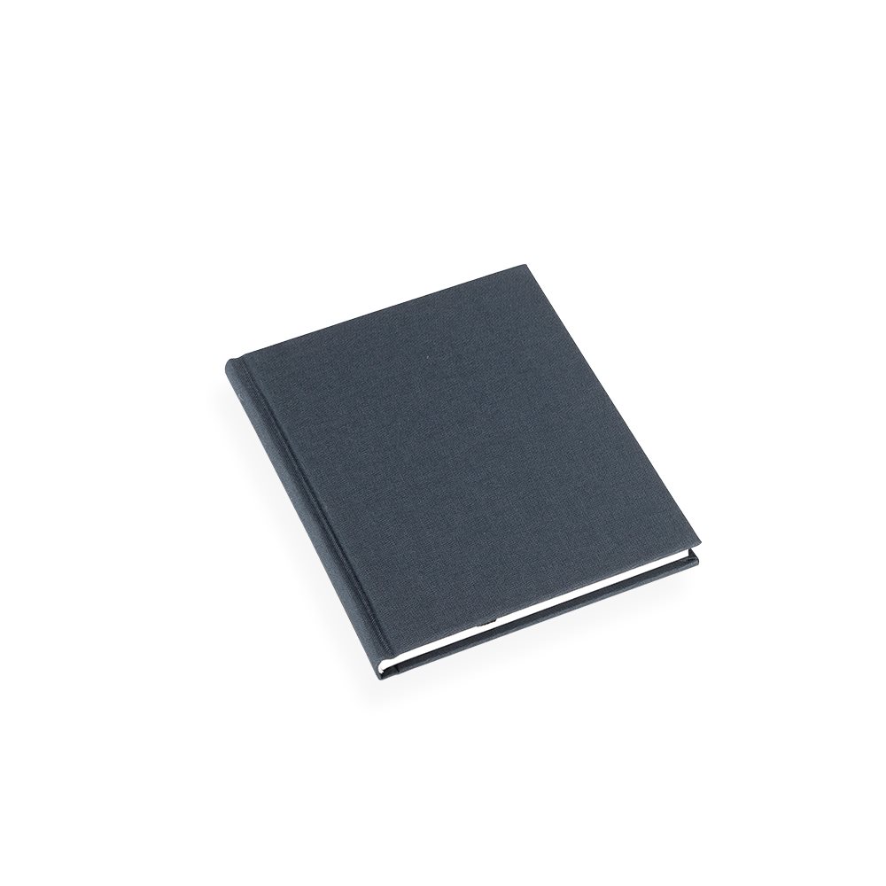 Bookbinders Design Inbunden anteckningsbok, blanka sidor mörkblå a6+ NK