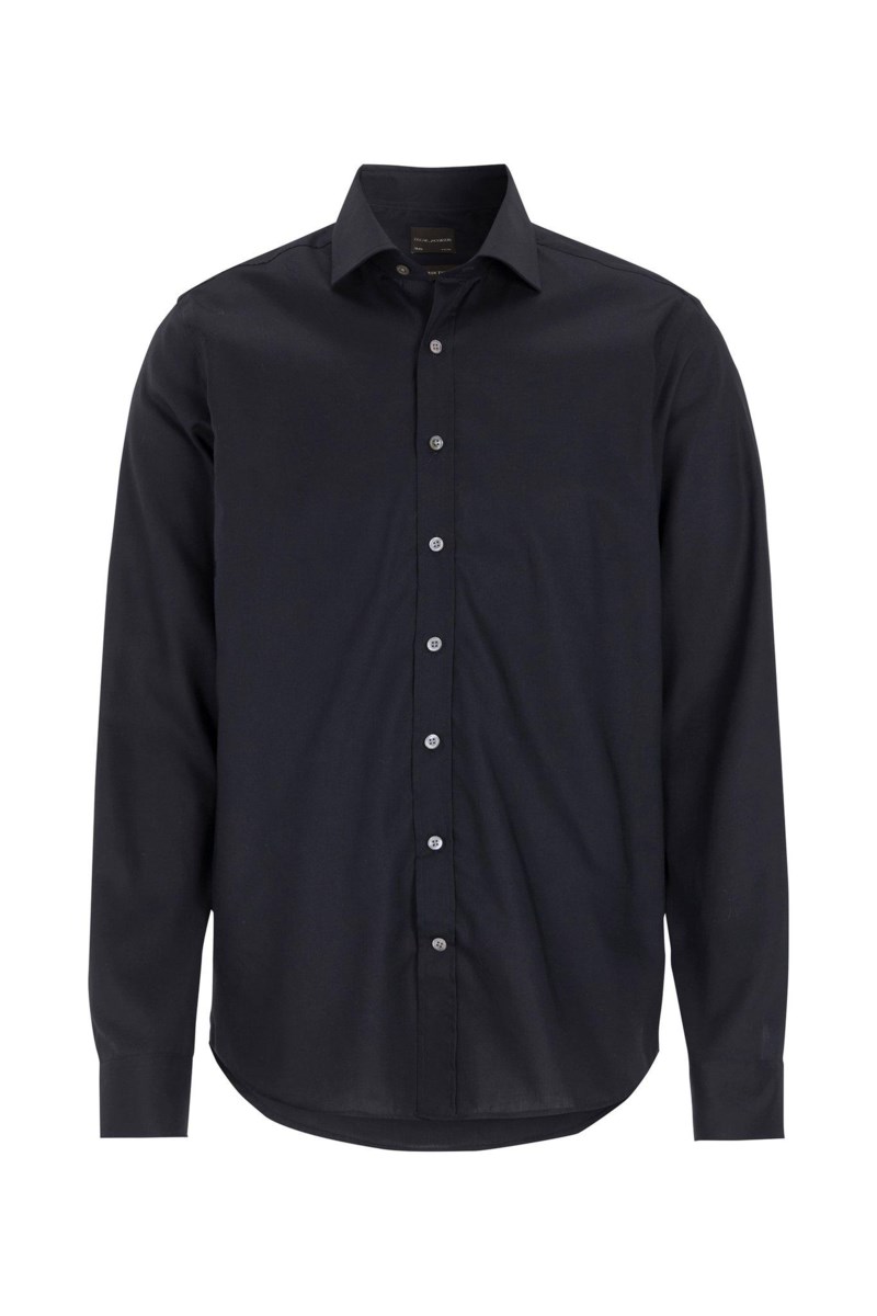 Slim fit cut away strykfri bomullskjorta 7