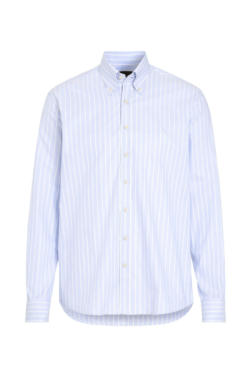 Regular fit button down royal randig skjorta