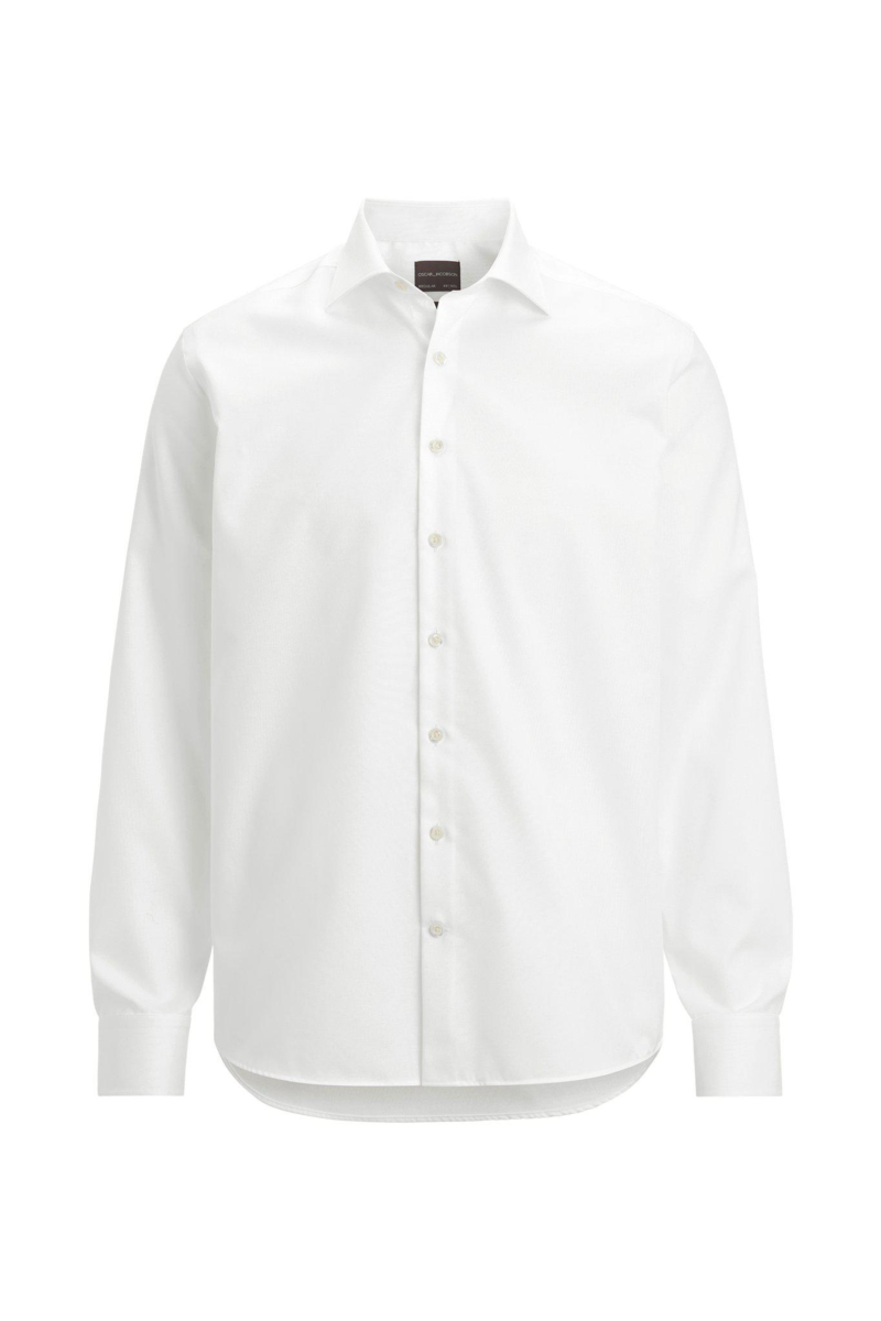 Regular fit turndown non-iron bomullsskjorta