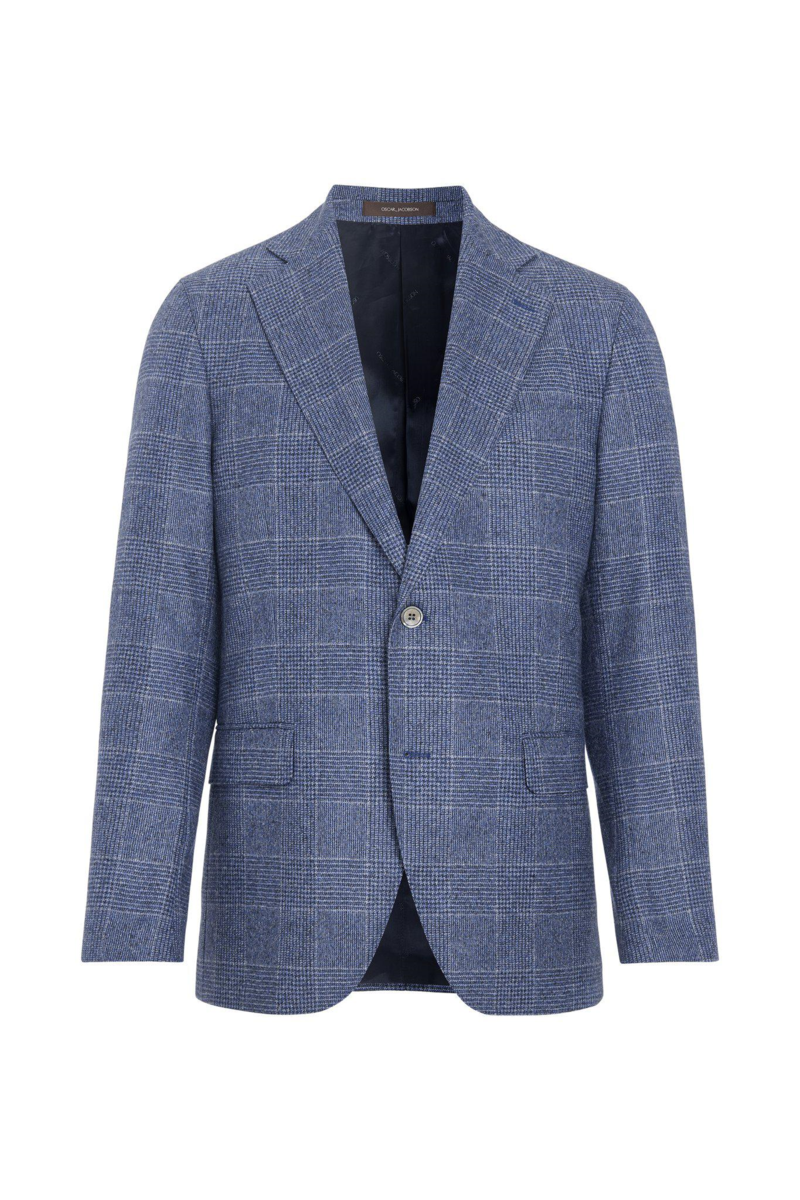 Regular fit glencheck kavaj