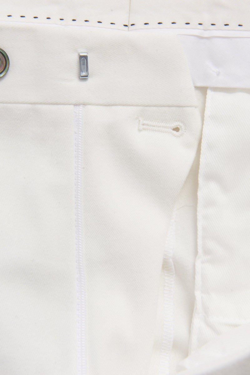 Slim fit byxor borstad twill 7
