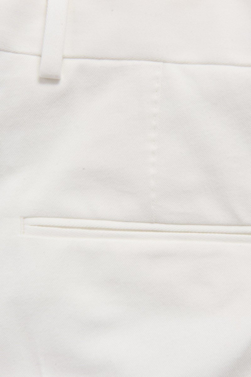 Slim fit byxor borstad twill 8
