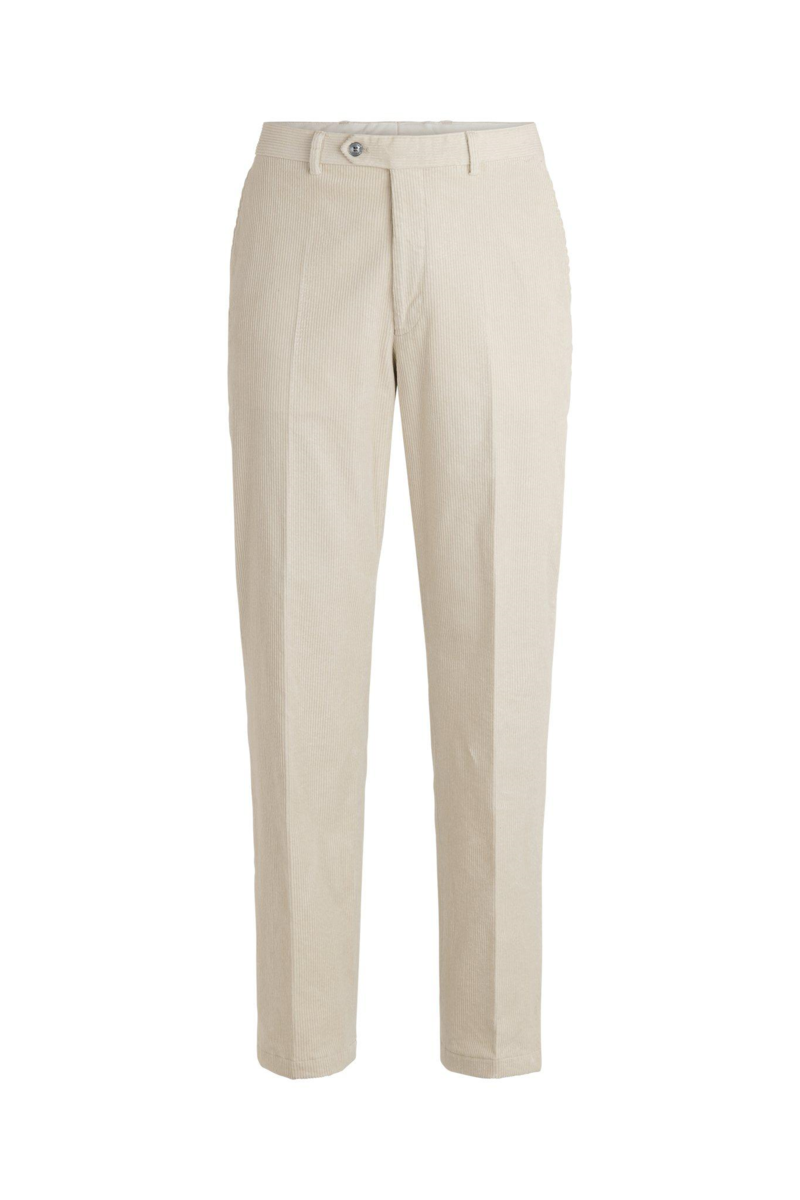 Regular fit manchesterbyxor hög midja 1