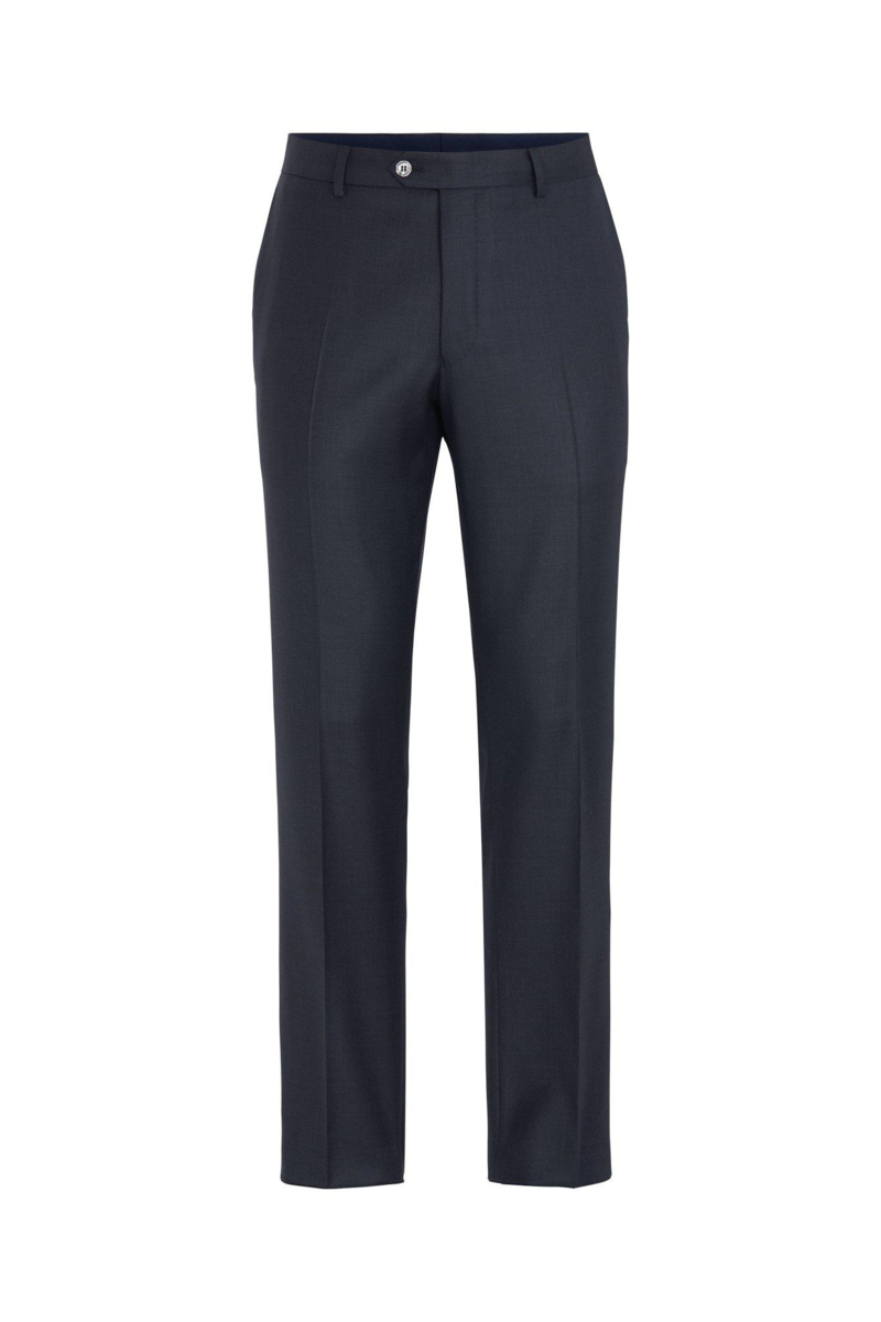 Regular fit släta byxor 1