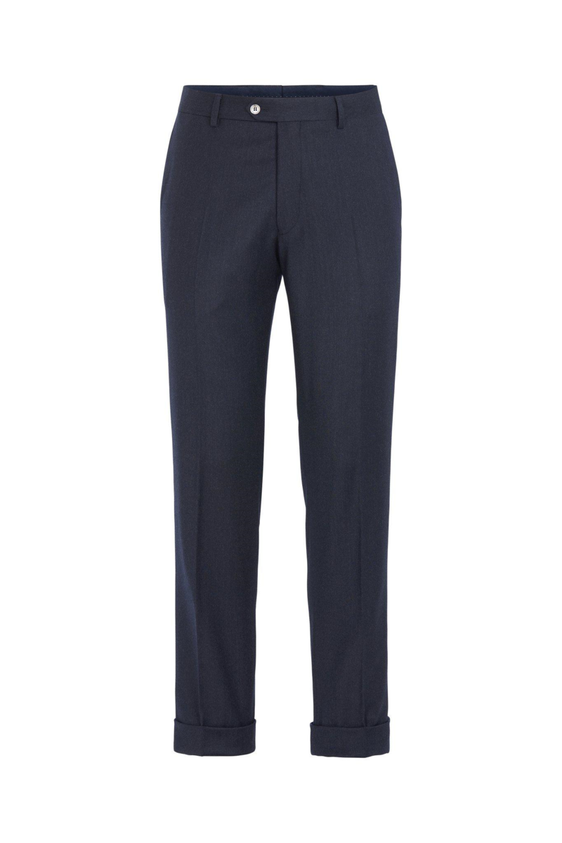 Slim fit stretch flanellbyxor 1