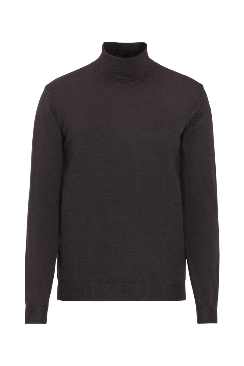 Regular fit polotröja extra fine merinoull