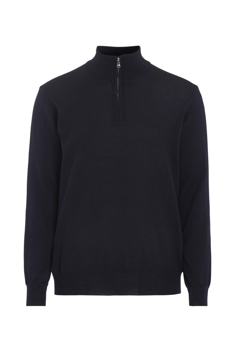 Regular fit half zip