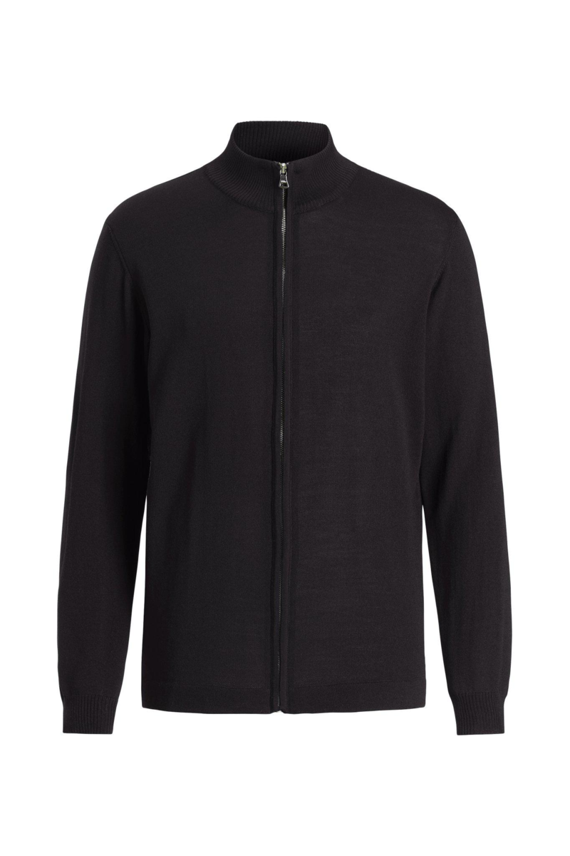 Regular fit full zip cardigan extra fine merinoull