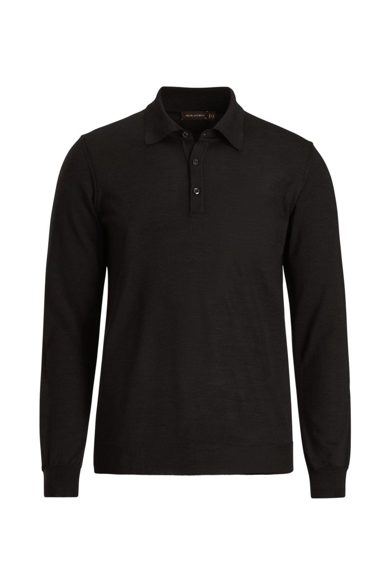 Regular fit piké extra fine merinoull night blue 1
