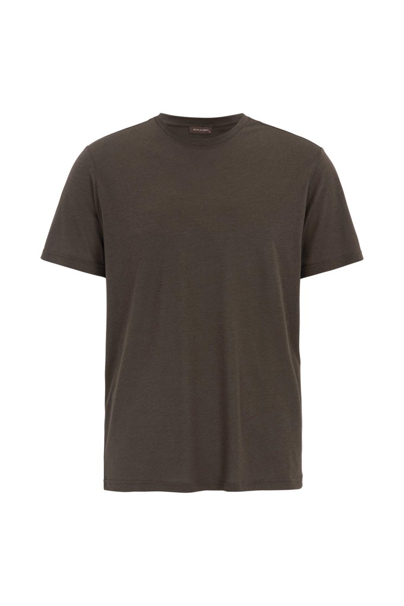 Regular fit  t-shirt tencel-bomull sfumato green 1