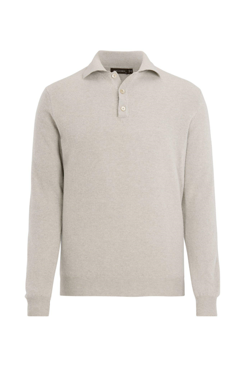 Regular fit piké ull-kashmir 1