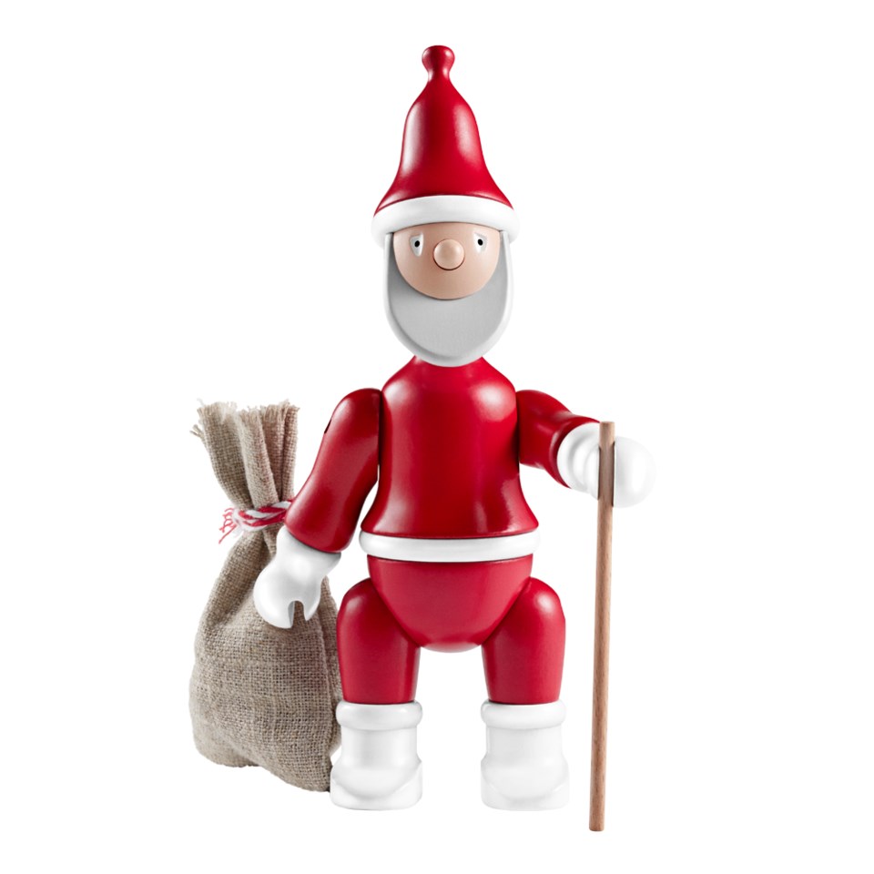Jultomte målad bok röd 20 cm, röd från Kay Bojesen