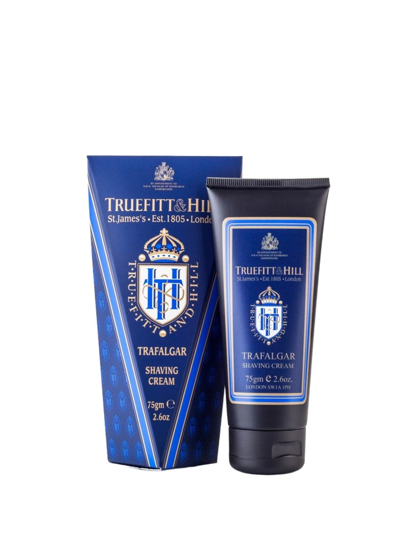 Trafalgar shave cream tube transparent