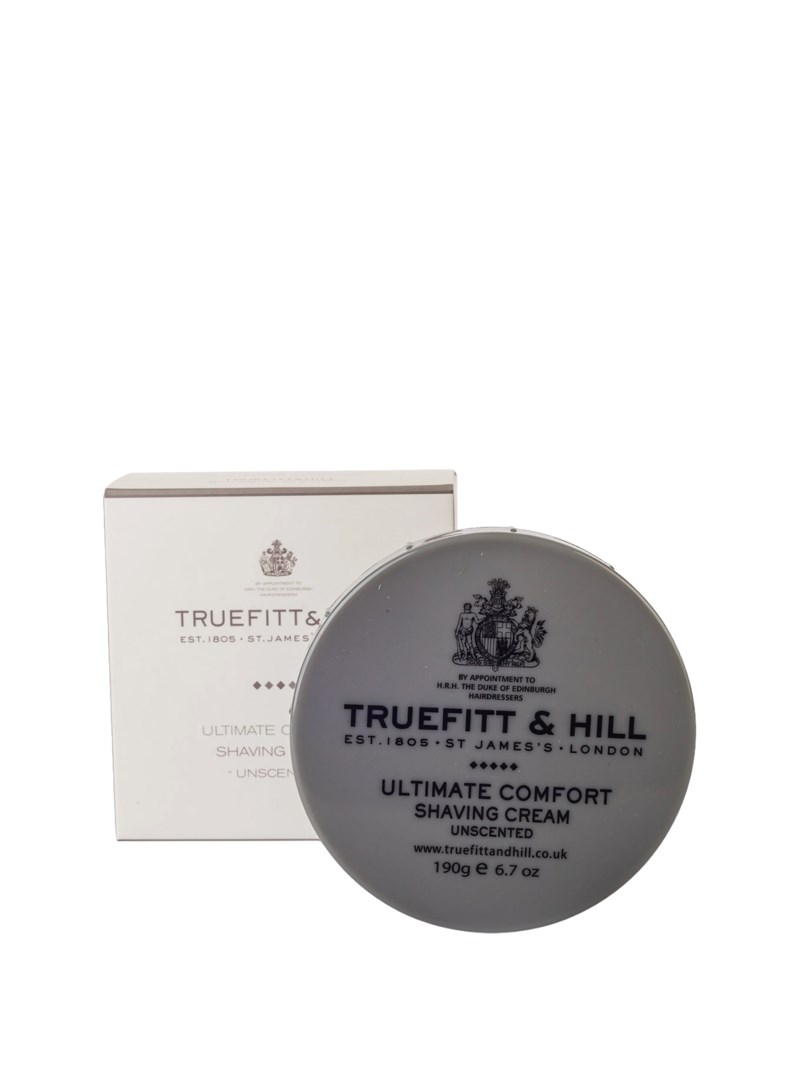Ultimate comfort shaving cream transparent