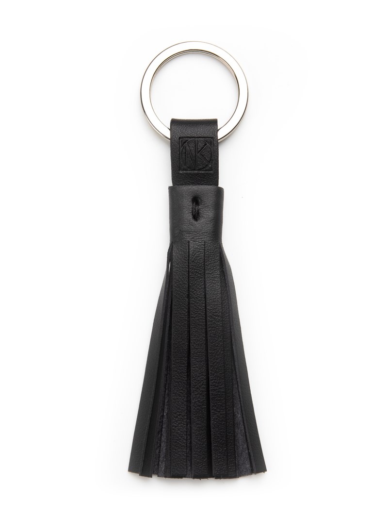 Nyckelring nk tassel black 1