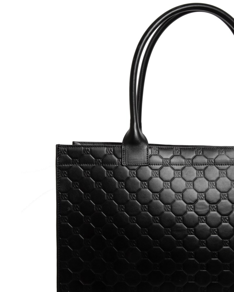 NK Collection Tote bag oktagon läder shoppingväskor & totes dam – bild 2