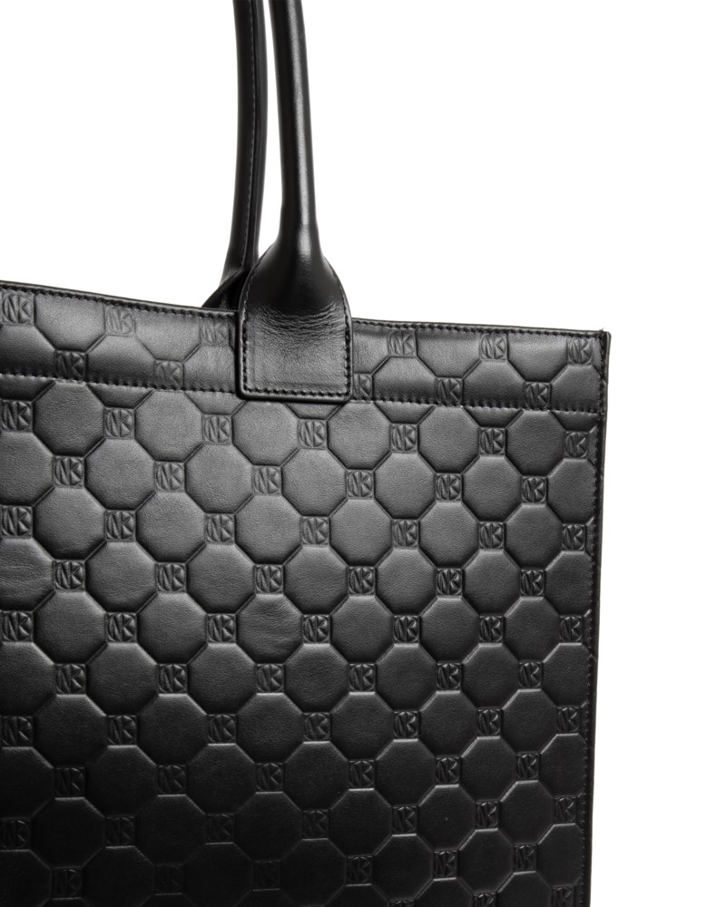 NK Collection Tote bag oktagon läder shoppingväskor & totes dam – bild 3